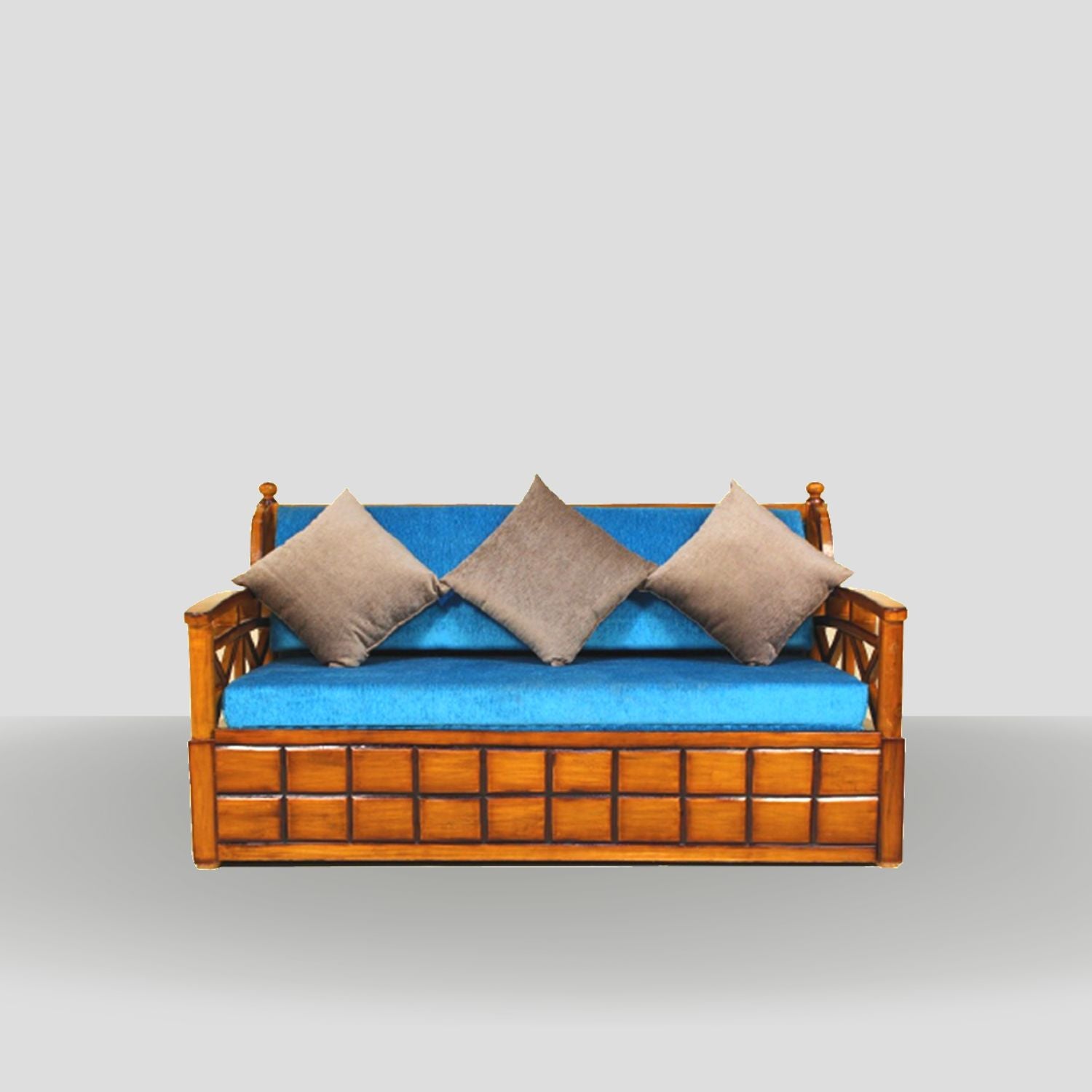 KN-REGENCY SOFA CUM BED, WOODEN Mobel Furniture