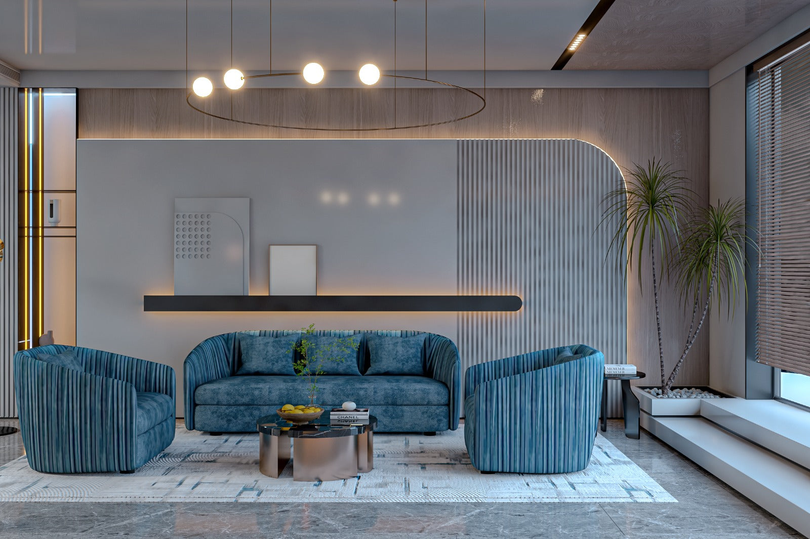 VR-185 B LORENZO SOFA SET, 3+1+1 Mobel Furniture