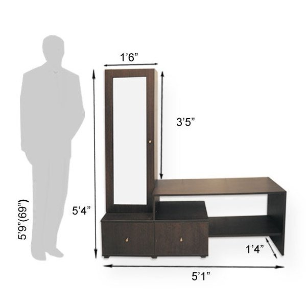 RL-GA1701 L SHAPE T.V UNIT Mobel Furniture