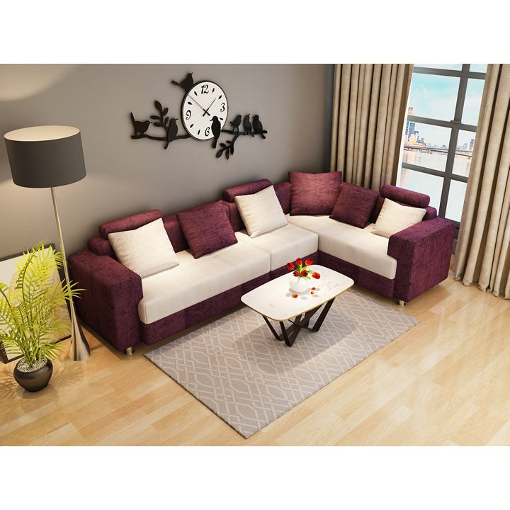 AT/DF L-SHAPE CORNER SOFA SET FABRIC (LHS)