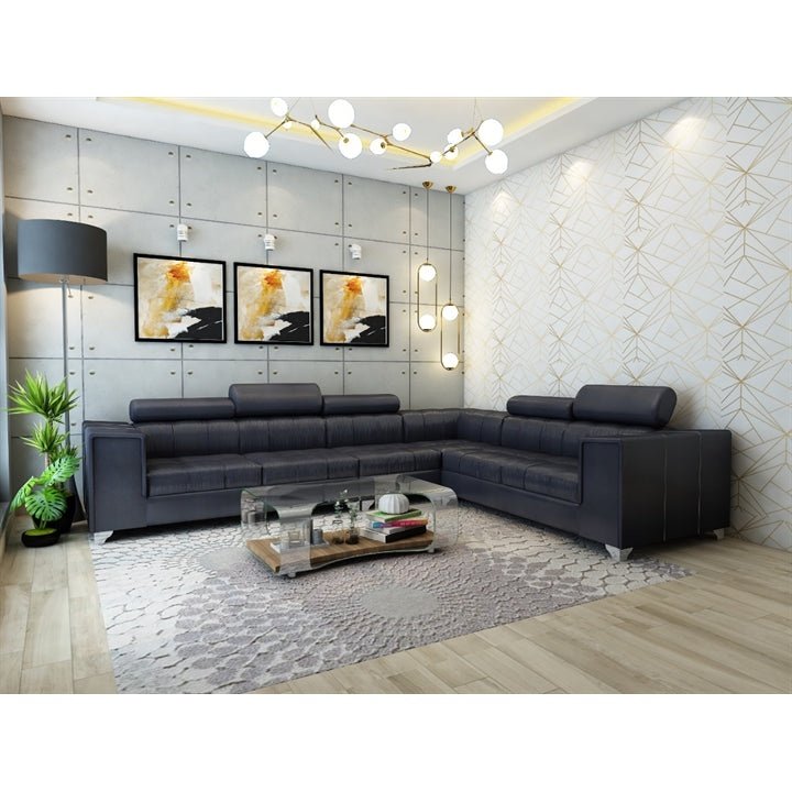 VR-132 L-SHAPE CORNER SOFA SET LEATHERETTE (LHS)1