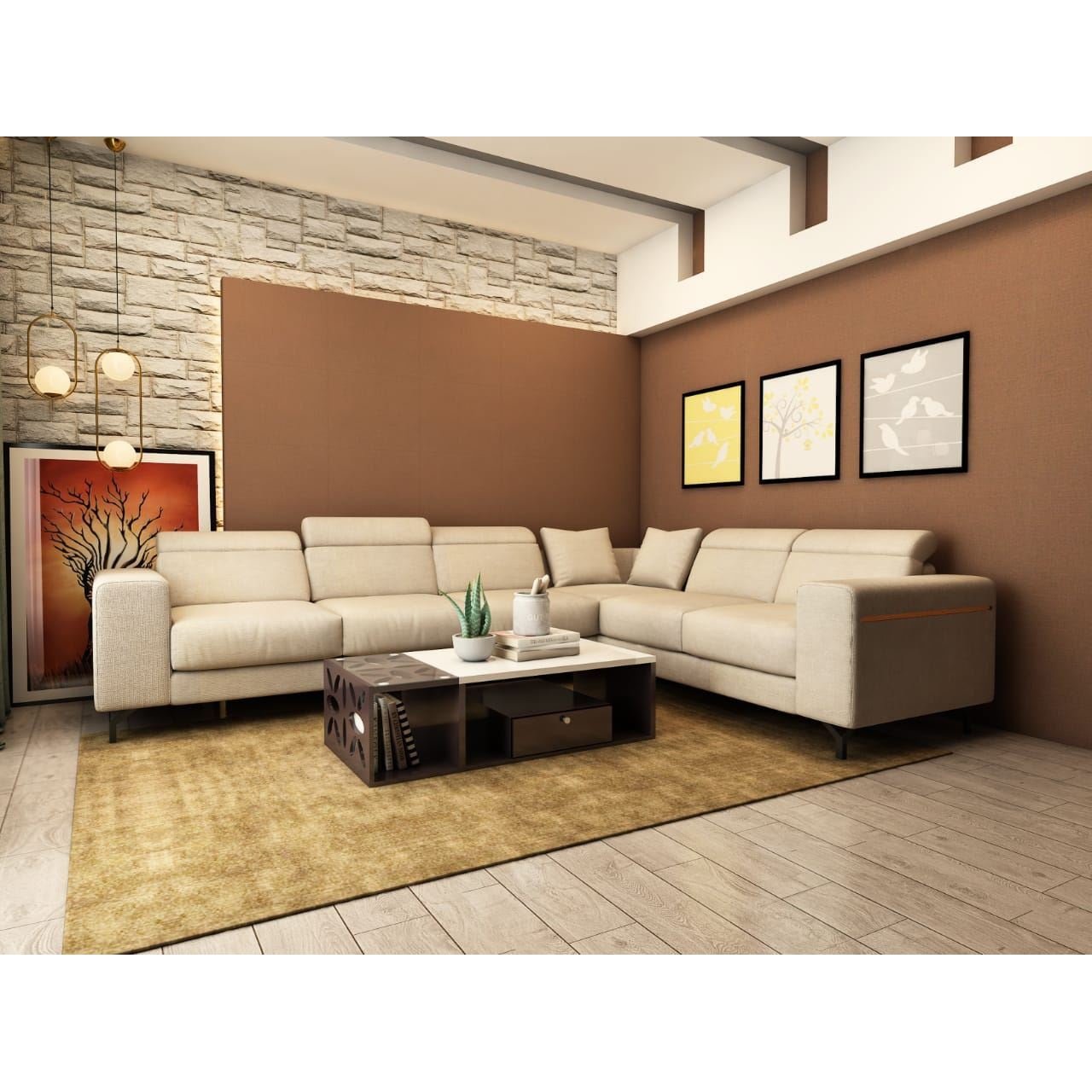 VR-170 ATLANTA L-SHAPED SOFA SET Mobel Furniture