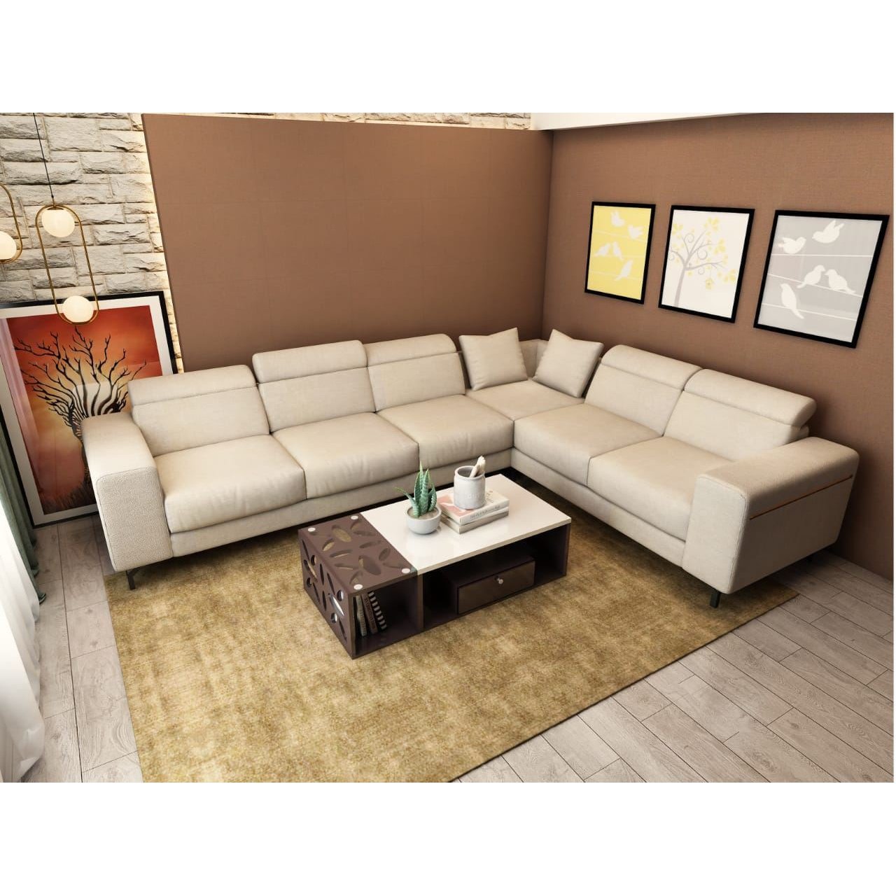 VR-170 ATLANTA L-SHAPED SOFA SET Mobel Furniture