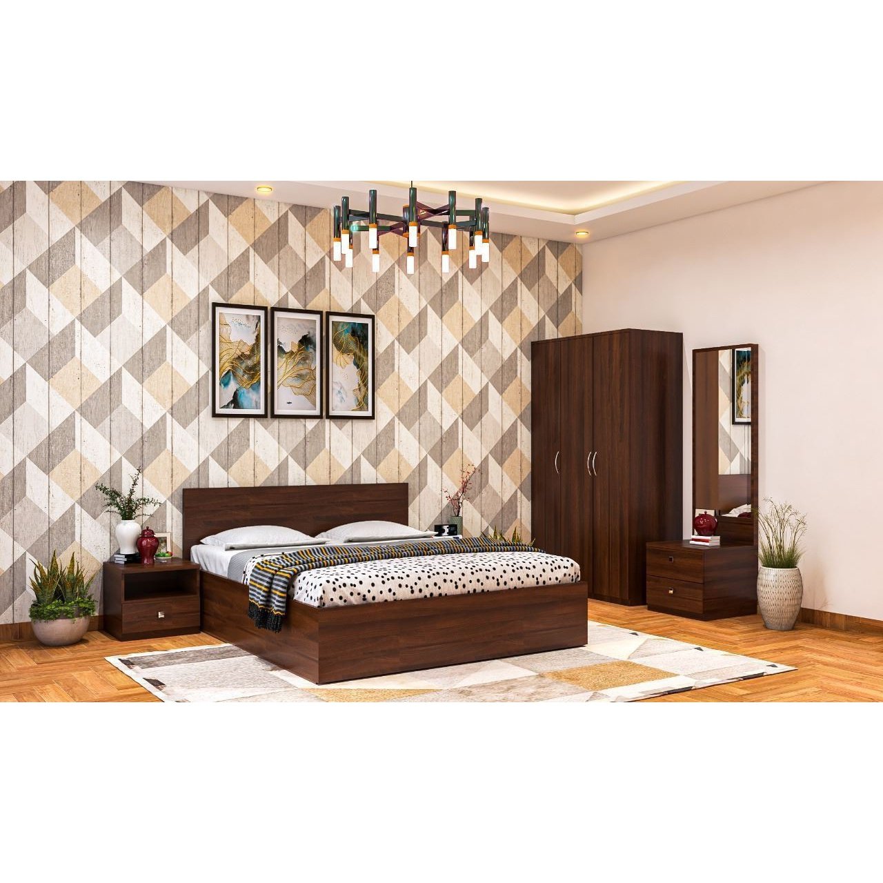 UW-9112 OSAKA STORAGE BEDROOM PACKAGE Mobel Furniture