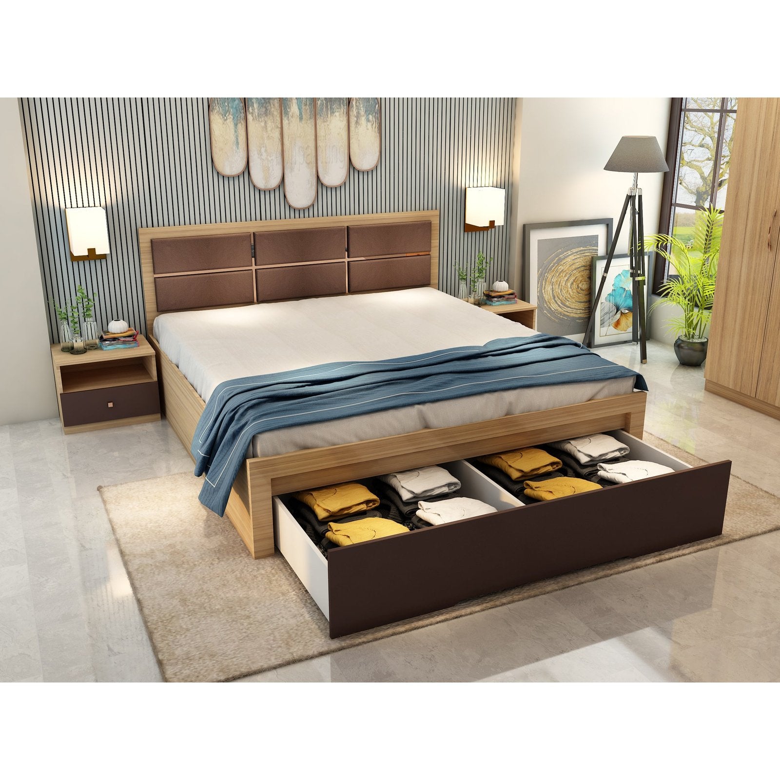 UW-2712 CHICAGO BEDROOM PACKAGE Mobel Furniture