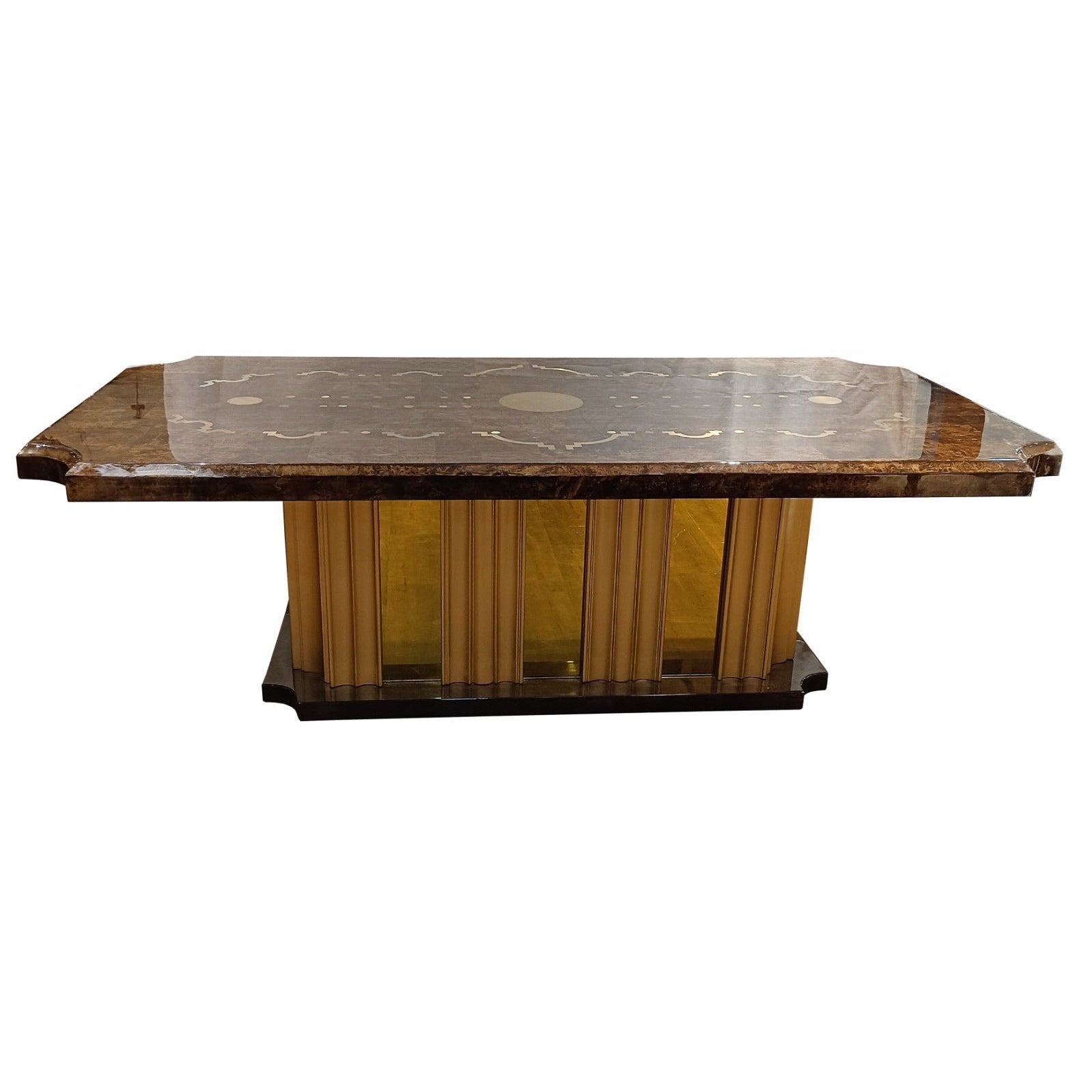 DT-KR002-D/TAB;8STR;BMBO W NTRL ONIX WITH D/CHAIR;ARW TYP AUTO QLT Mobel Furniture