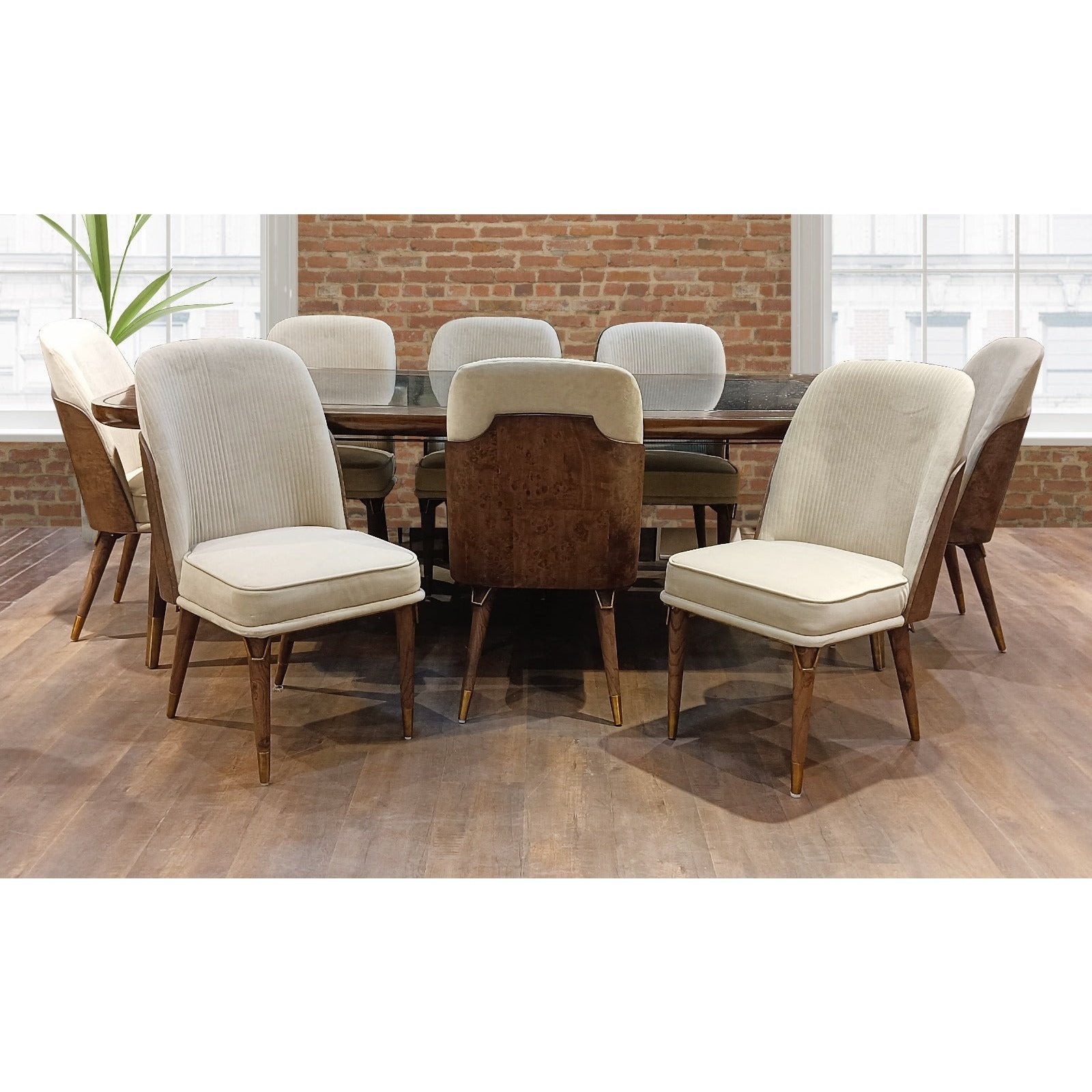 GU-AZURE LUXURY DINING WITH CHAIR UPHOLSTERED Mobel Furniture