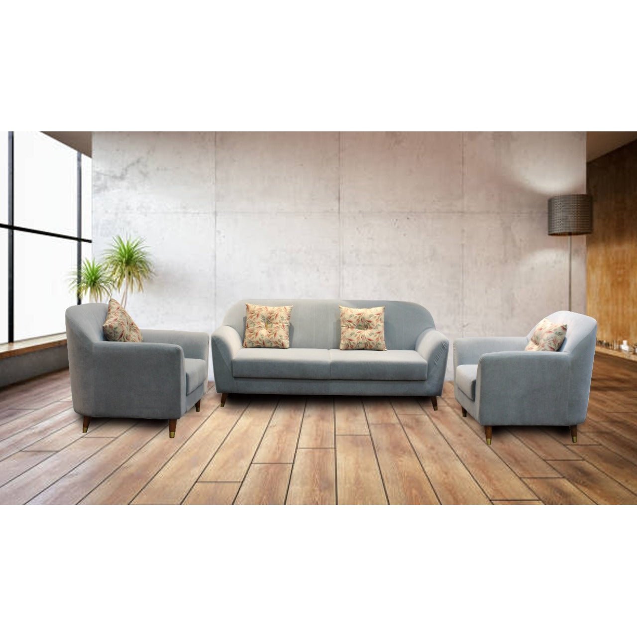 VR-182, CALAGARY 3+1+1 SOFA SET Mobel Furniture