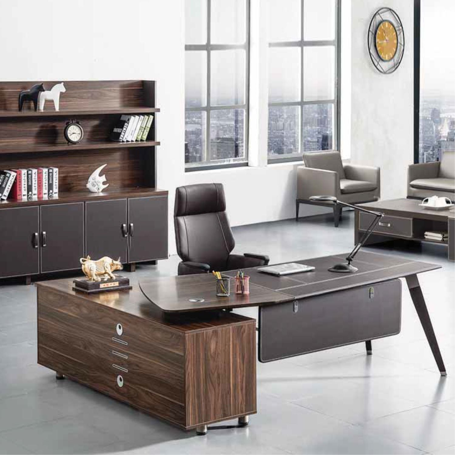ASTERIX-4- IT-1028; EXECUTIVE TABLE Mobel Furniture