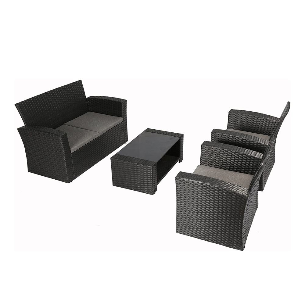 COLMAR GARDEN 4 PIECES GREY OUTDOOR SOFA SET Mobel Furniture