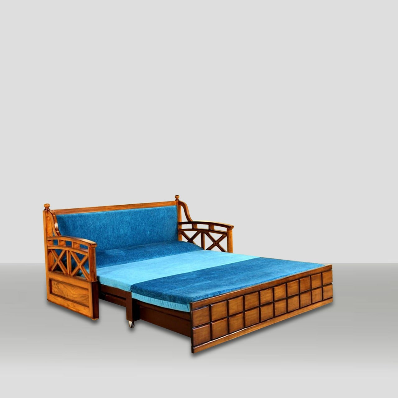 KN-REGENCY SOFA CUM BED, WOODEN Mobel Furniture