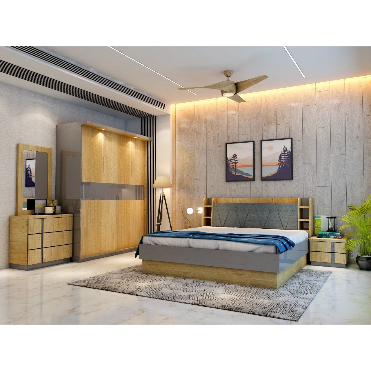 UW-2715,BRISTOL BEDROOM PACKAGE Mobel Furniture