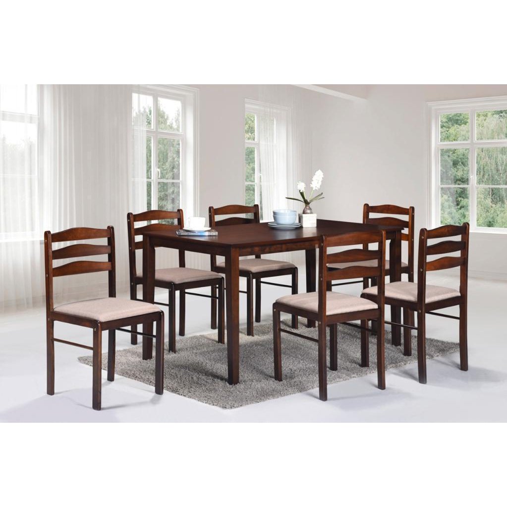 CI-STARTER 6 SEATER DINING SET WITH CHAIR Mobel Furniture