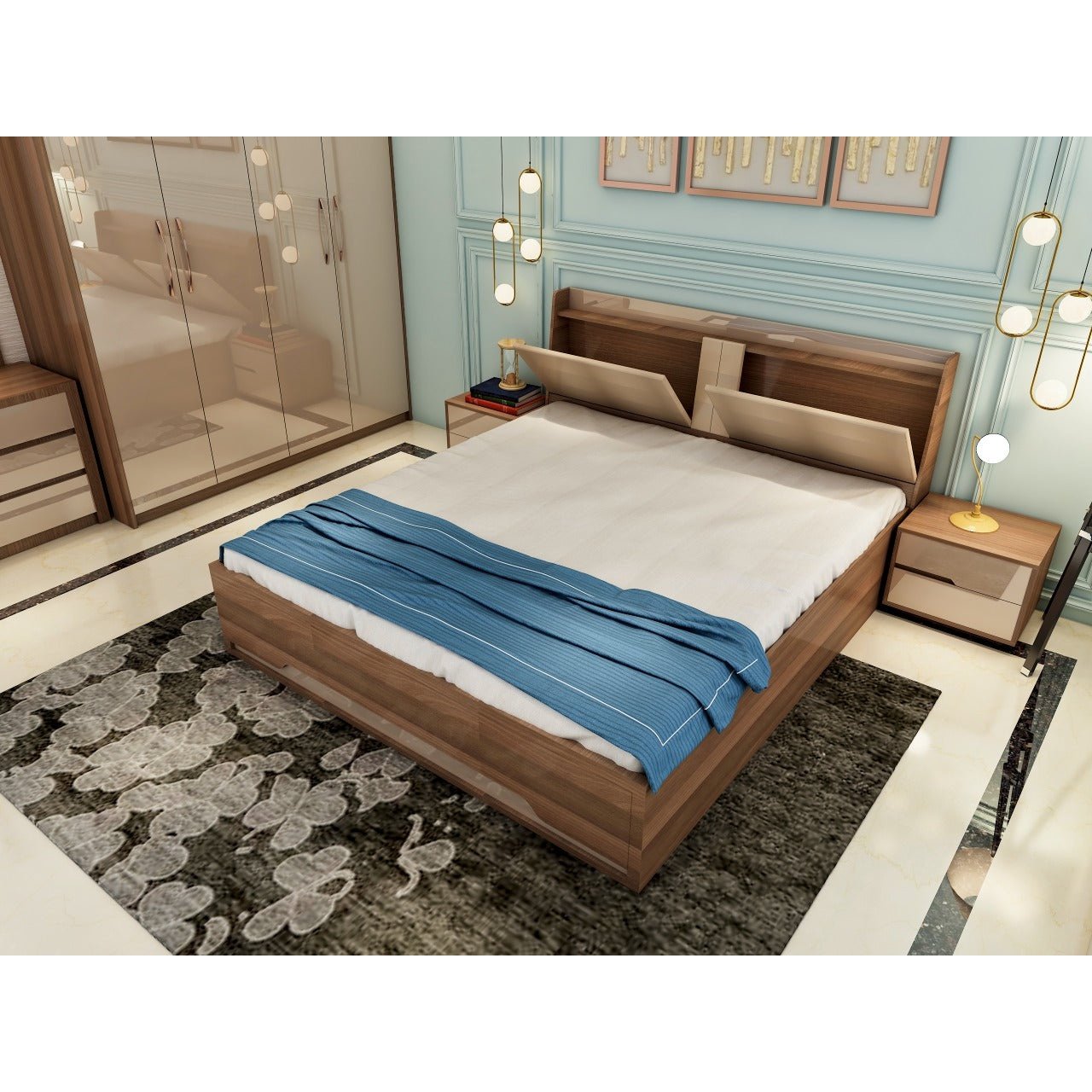 UW-2713 NEW YORK BEDROOM PACKAGE Mobel Furniture