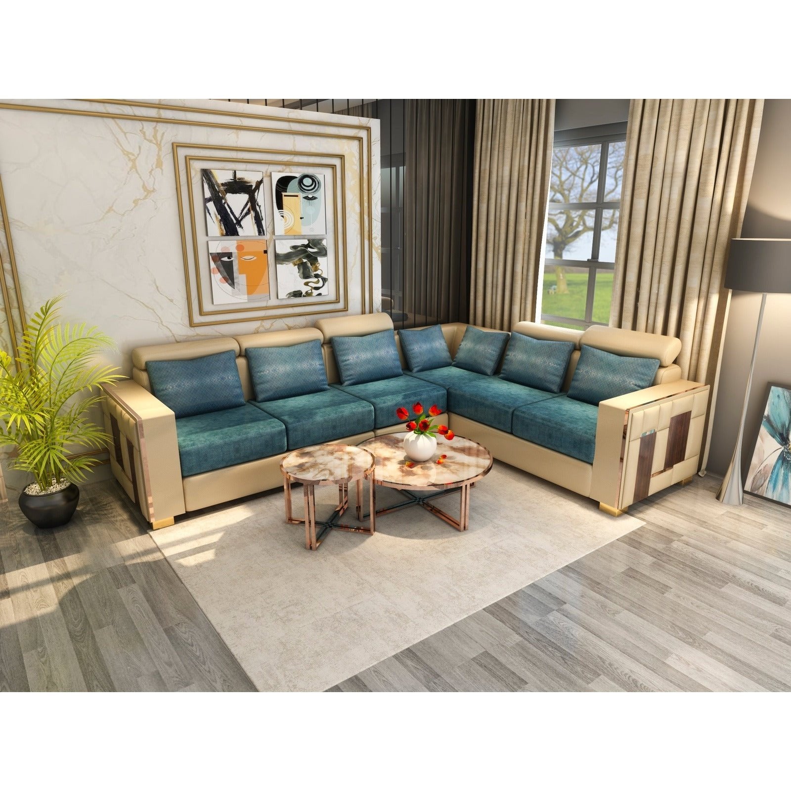 VR 175 DENMARK L-SHAPE SOFA SET Mobel Furniture